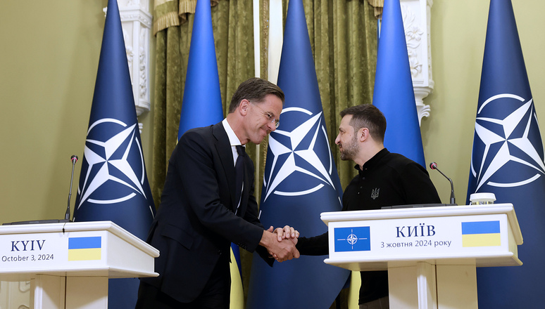 Press conference with NATO Secretary General Mark Rutte and President Volodymyr Zelenskyy of Ukraine