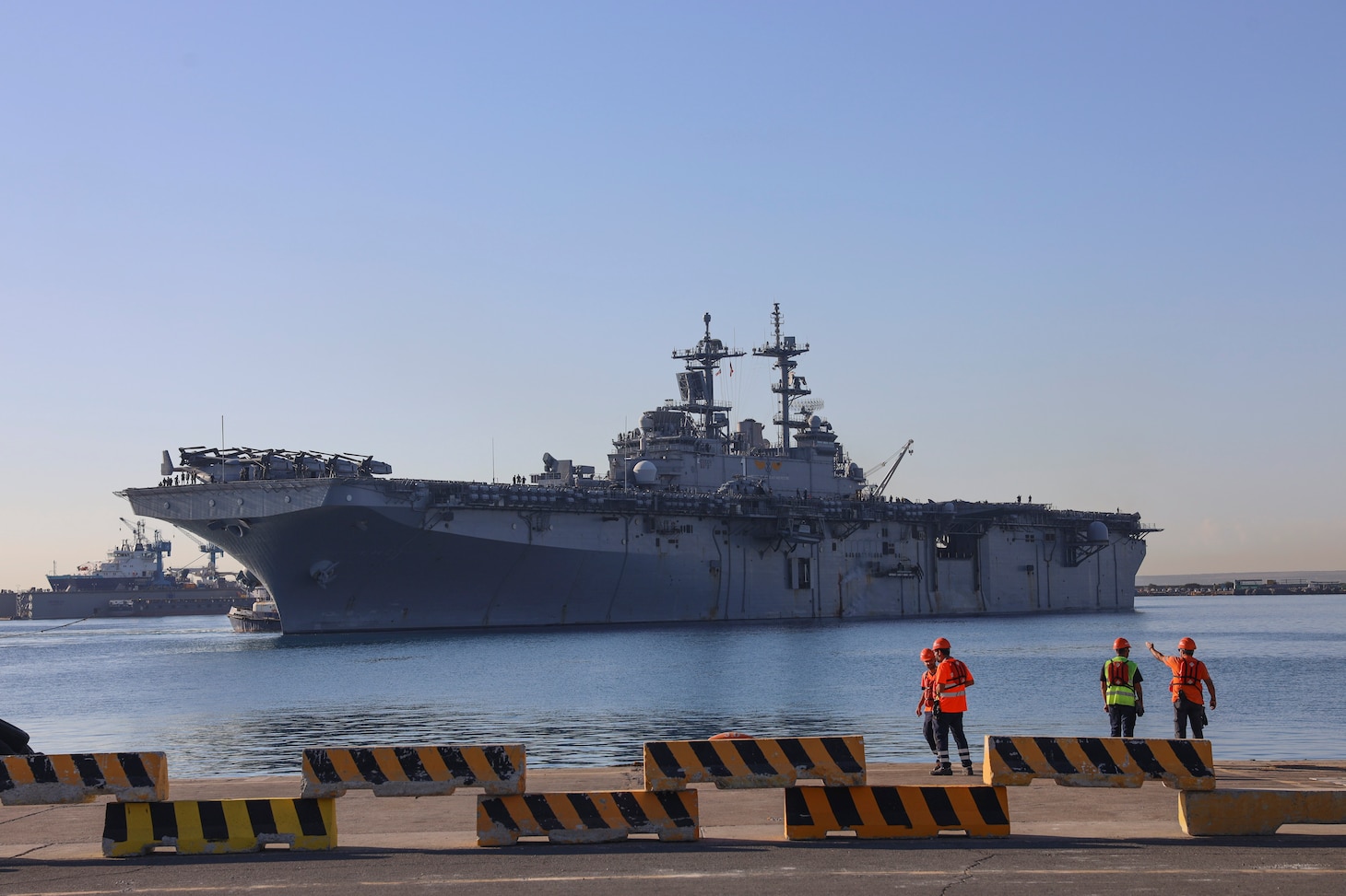 USS Wasp (LHD 1) arrives in Limassol, Cyprus for mid-deployment voyage repair > United States Navy > News Stories