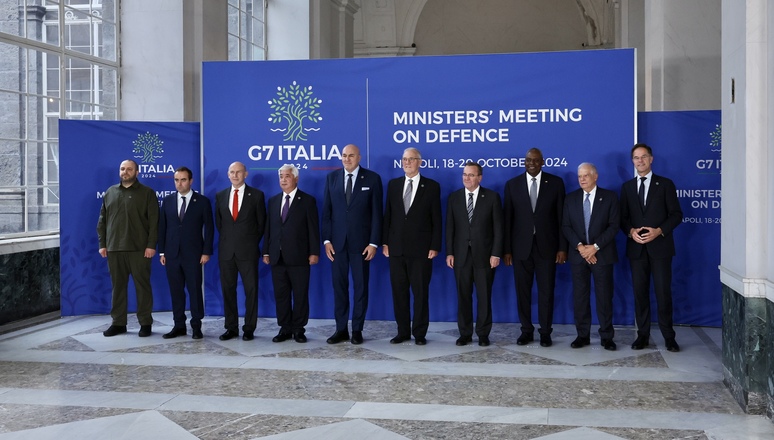 News: NATO Secretary General joins meeting of G7 Defence Ministers in Naples, 19-Oct.-2024