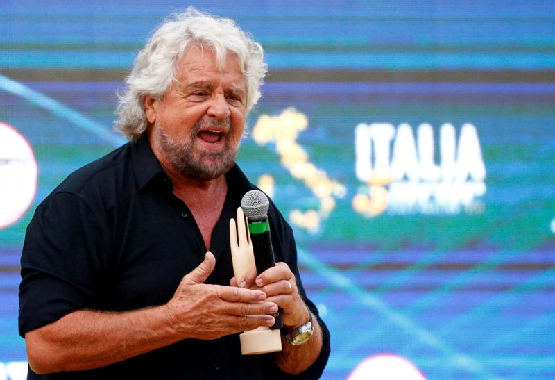 Italy's 5-Star leader dumps party founder, comedian Grillo