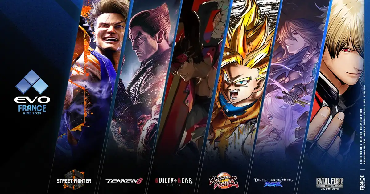 Evo France 2025 game lineup has been revealed