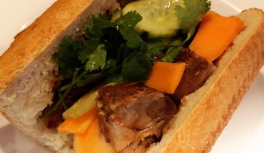 crispy pork belly banh mi