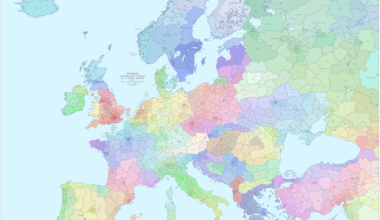 Europe divided into regions of 1 million people [OC]