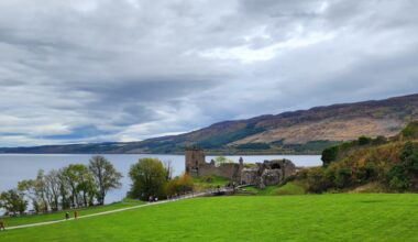 A gloomy day at Urquhart Castle