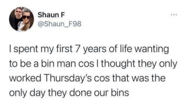 Bin man..