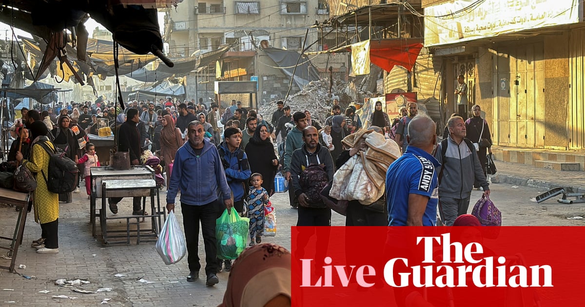 Middle East crisis live: northern Gaza ‘smells of death after non-stop Israeli bombardments’, says Unrwa chief | Israel-Gaza war