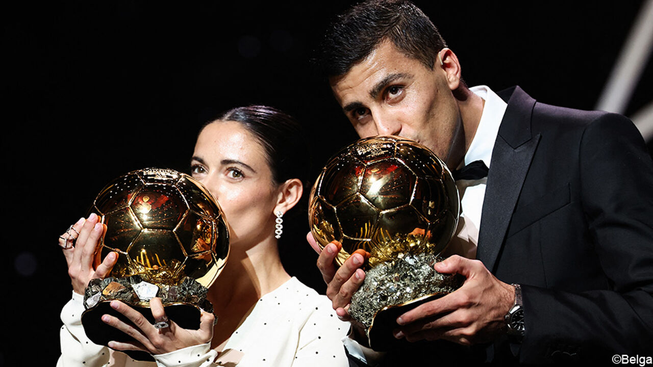 Spanje boven op de Ballon d'Or! Rodri haalt het van Vinicius, Bonmati volgt zichzelf op bij vrouwen