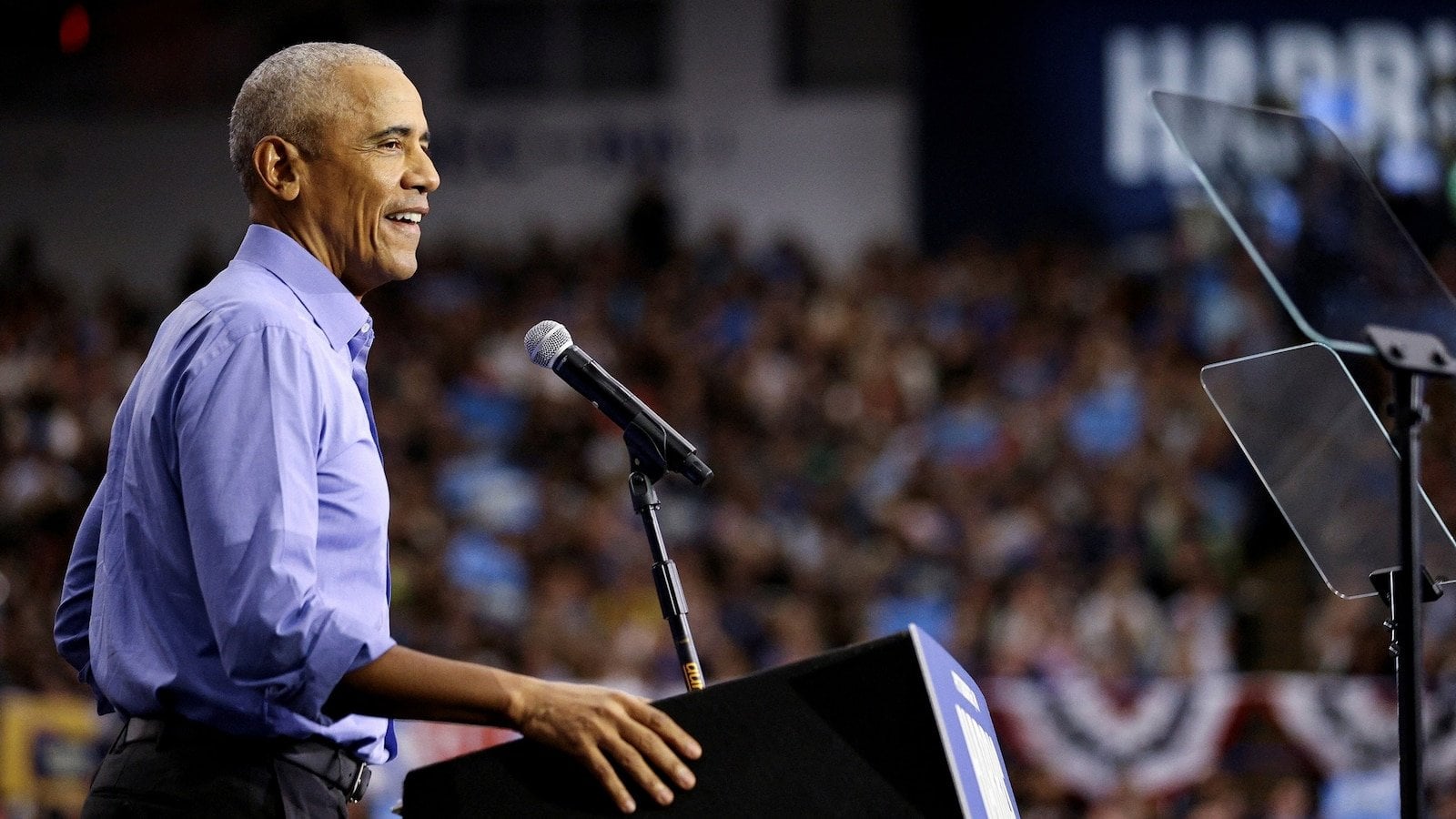 Obama starts campaign blitz for Harris in critical battleground Pennsylvania