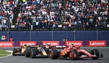 Carlos Sainz vor Max Verstappen und Lando Norris