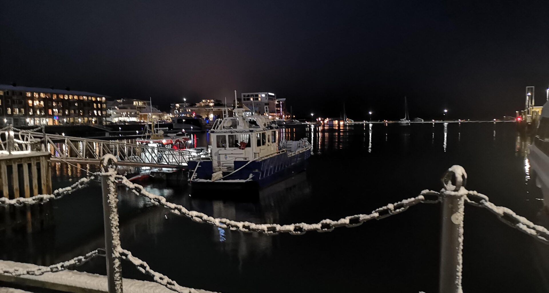 The docks of Harstad at 3PM today.