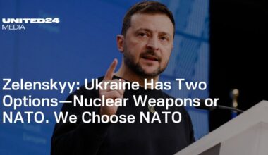 Zelenskyy: Ukraine Has Two Options—Nuclear Weapons or NATO. We Choose NATO