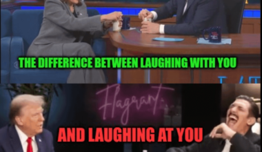 In Russia Trump tells joke and everyone laughs, but in America Trump is the joke and everyone laughs