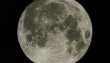 Photo of the moon over Sherborne St John I took a few weeks back.