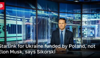 Starlink for Ukraine funded by Poland, not Elon Musk, says Sikorski