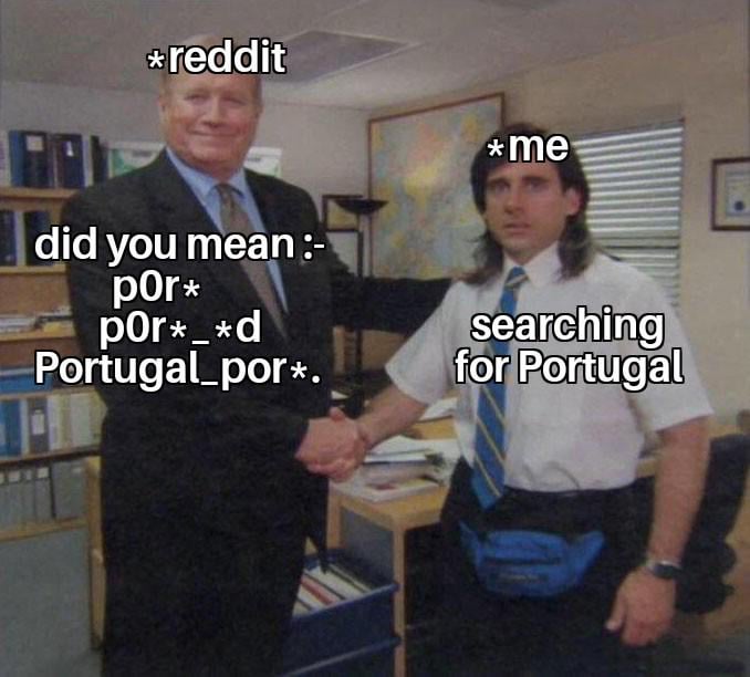 Whenever I try to search something in reddit