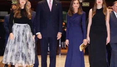 The Spanish Royal Family presides over the XXXII Princess of Asturias Awards Concert 2024.