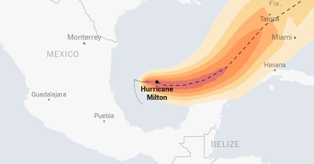 Tracking Hurricane Milton