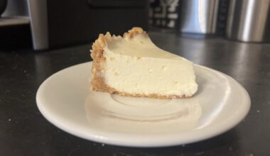 Homemade no-bake cheesecake