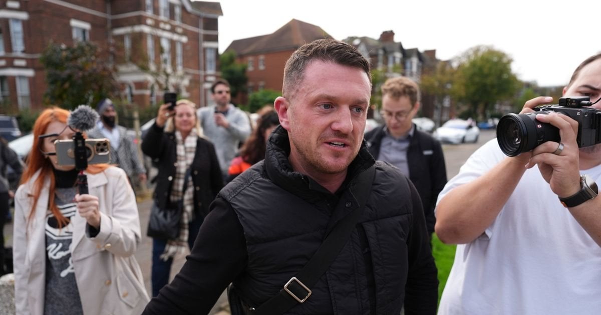 Tommy Robinson jailed for 18 months after admitting contempt of court