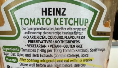 Do you keep your ketchup in the fridge?