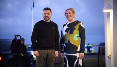 Zelensky meets with Iceland’s president in Reykjavik