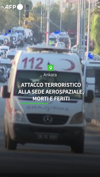 Ankara, attacco terroristico alla sede aerospaziale - Short Video