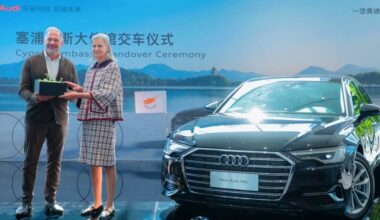 China-made Audi A6L delivered to Cyprus embassy