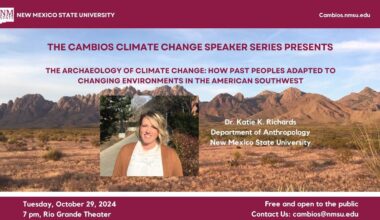 NMSU speaker series to host talk on archaeology of climate change