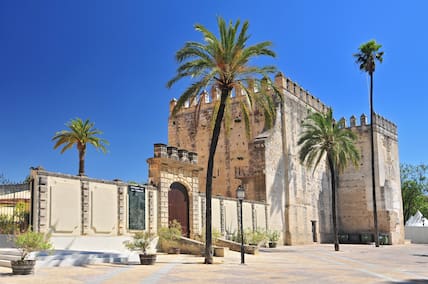 Der Alcázar ist das älteste Gebäude der Stadt Jerez de la Frontera.