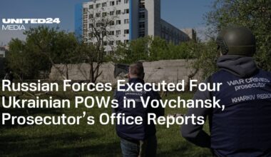 Russian Forces Executed Four Ukrainian POWs in Vovchansk, Prosecutor’s Office Reports