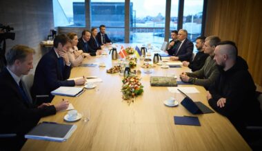 Zelenskyy discusses Nordic brigade with Danish PM