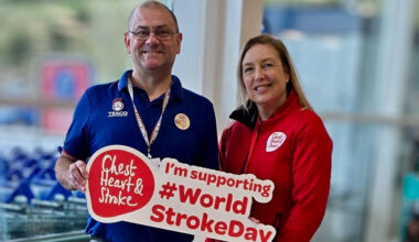 Tesco Stores in Northern Ireland rally for World Stroke Day