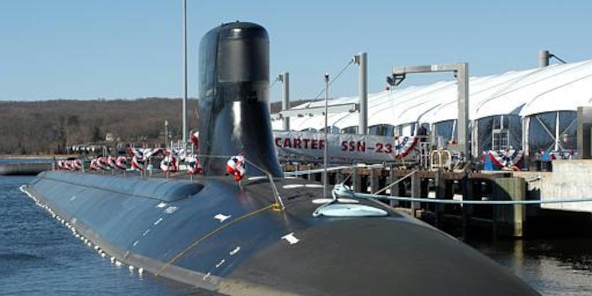 U.S. Navy names newest nuclear-powered attack submarine at Carter Center