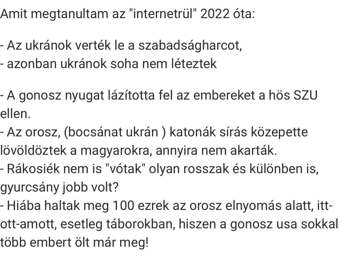 Az ukránok vótak!