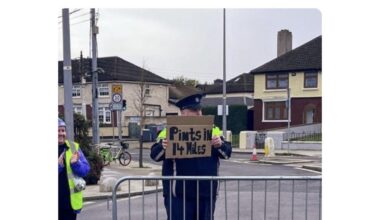 Spotted at the Dublin Marathon today…