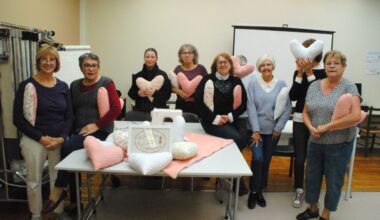 Des coussins pour soulager des femmes touchées par le cancer