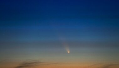 Comet Tsuchinshan–Atlas visible from Slovakia