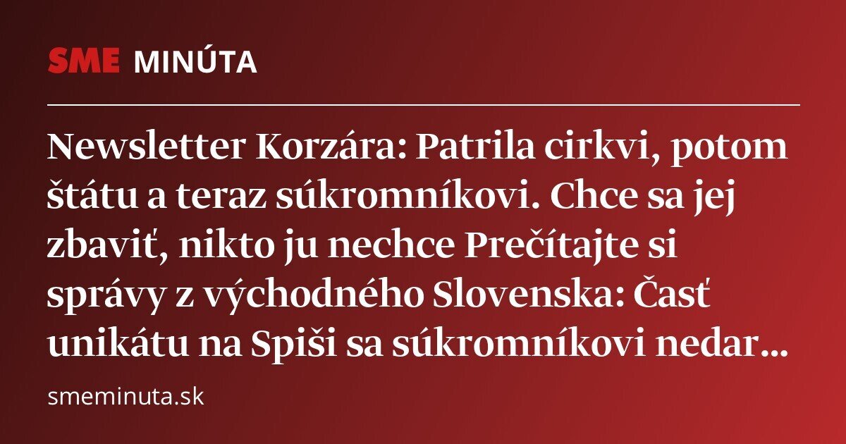 Prečítajte si správy z východného Slovenska