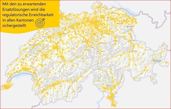 An diesen Standorten ist die Post auf die eine oder andere Art präsent.