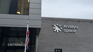 a building with Andøya space written in large letters.