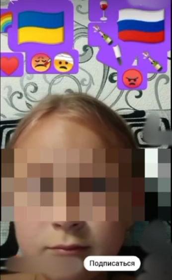 Russia has announced that the mother of a 10-year-old schoolgirl from Saki in occupied Crimea "will be held accountable for her daughter's posts that discredit the Russian army"