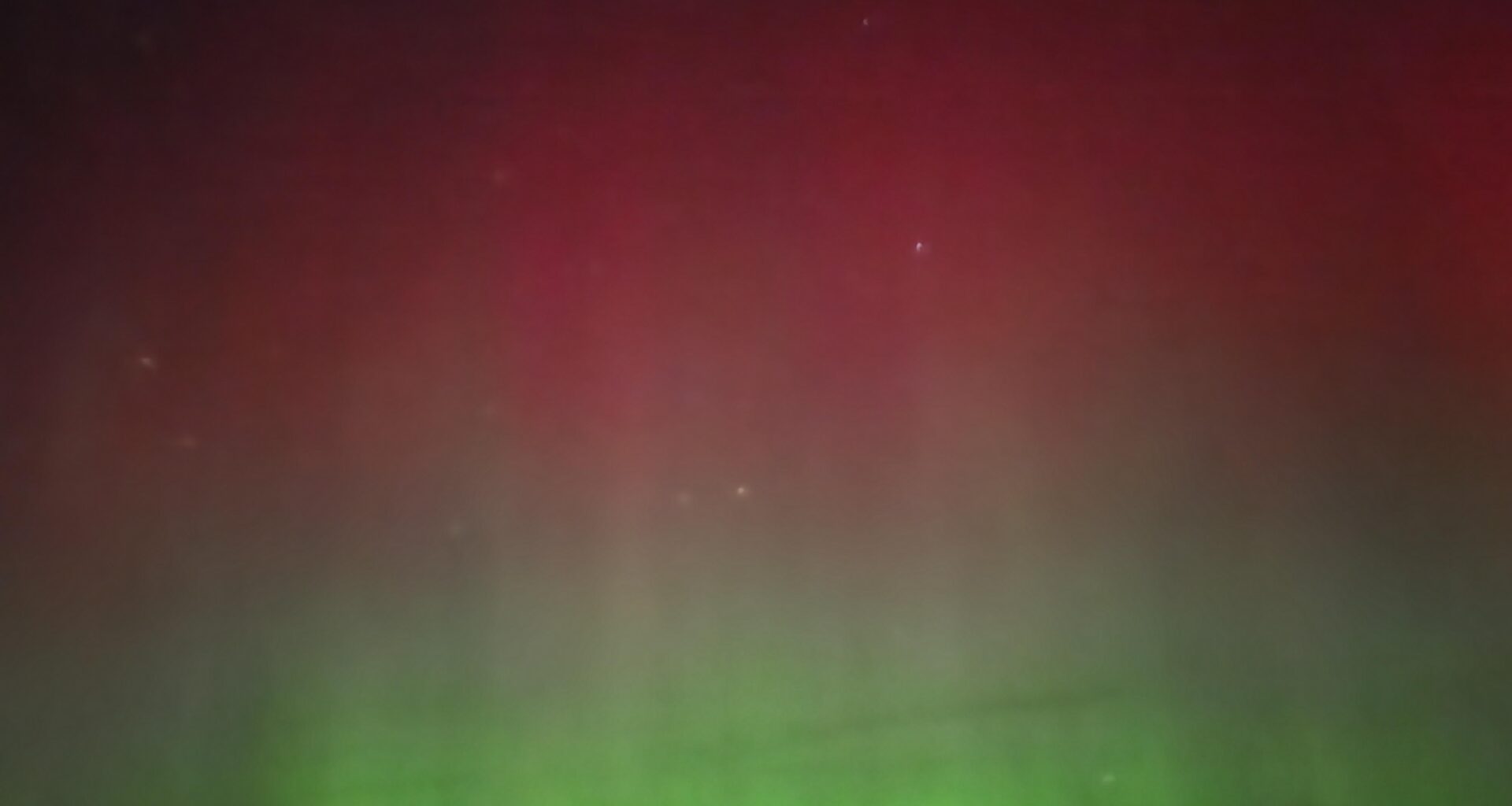 Hungarian Flag in the Northern Lights