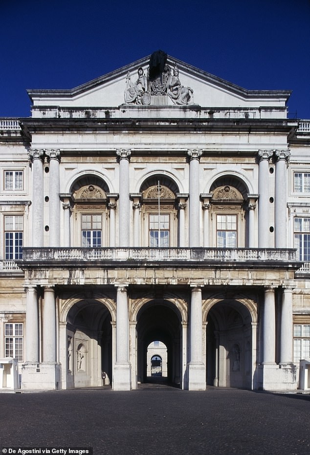 Ajuda National Palace - which the late Queen visited during her 1957 trip to Portugal