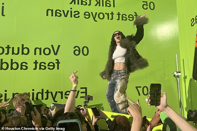 Charles worked closely with music icon Charli XCX for this event in upstate New York on October 10. The British singer's latest album Brat was a summer sensation