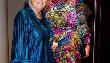 Queen Máxima of the Netherlands (right) was joined in Utrecht by her mother-in-law and former monarch Princess Beatrix (left). The royal pair were in the central city to celebrate one of the country's most esteemed conductors, Ton Koopman