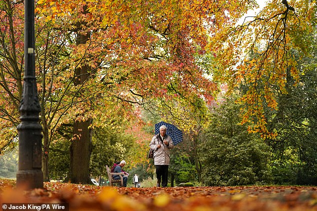 WARWICKSHIRE: People walk through Jephson Gardens in Leamington Spa