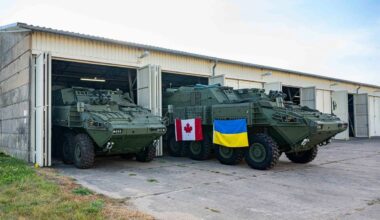 Canada ships first armored combat support vehicles to Ukraine