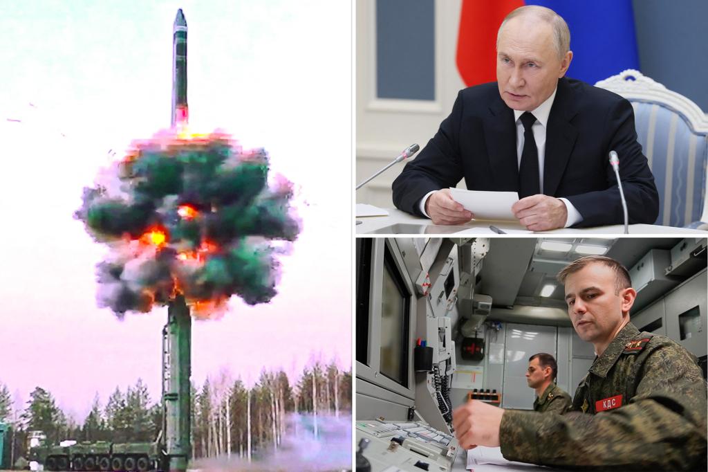 Putin orders massive nuclear training exercise in Russia