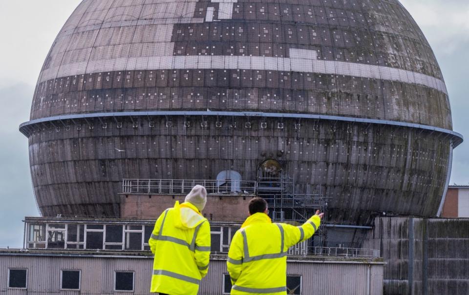 Staff at the advanced gas-cooled reactor at Sellafield