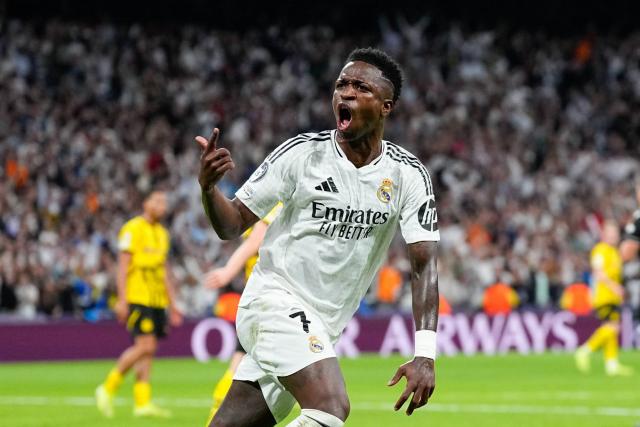 Mené 2-0, le Real Madrid écoeure Dortmund en Ligue des champions grâce à un triplé de Vinicius